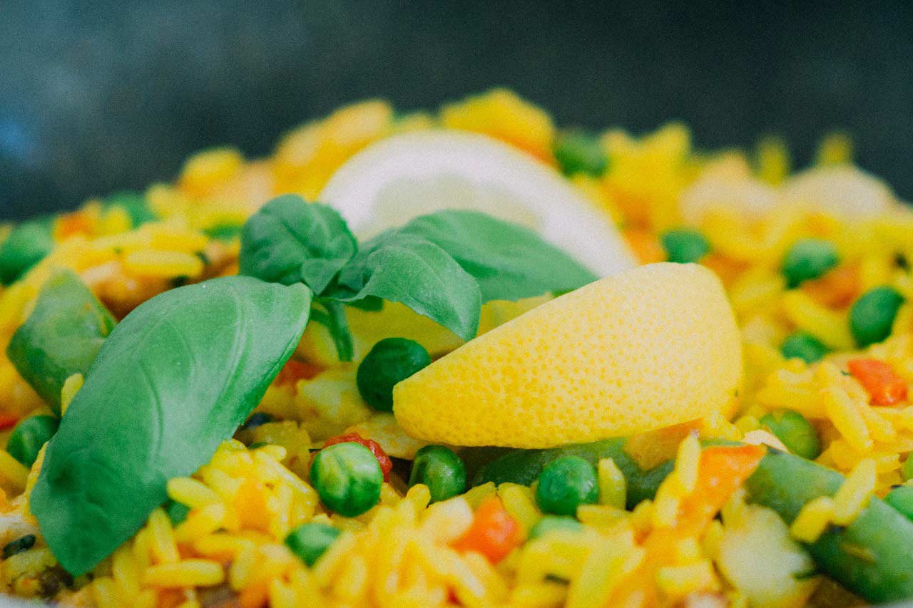 Paella vegana en Madrid