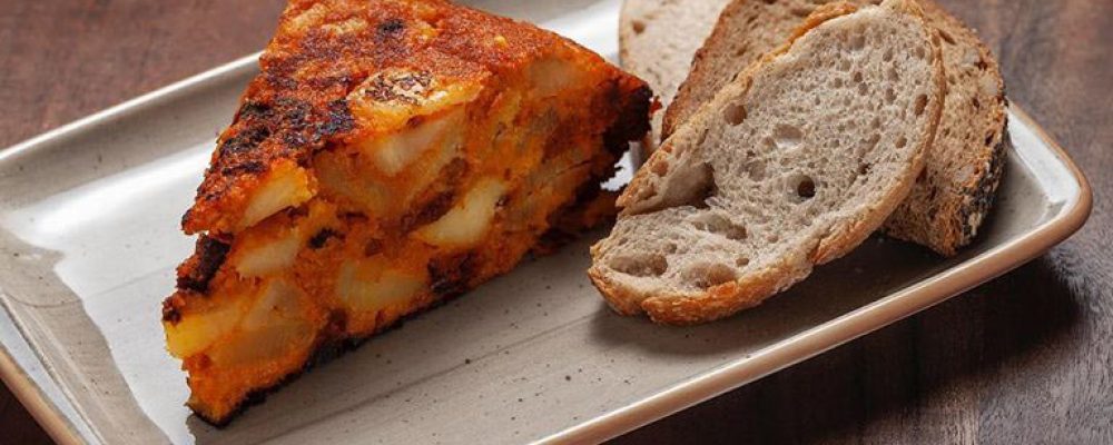 Tortilla de patata vegana en Madrid