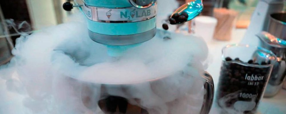 Heladería N2 Lab – Nitrógeno por un tubo