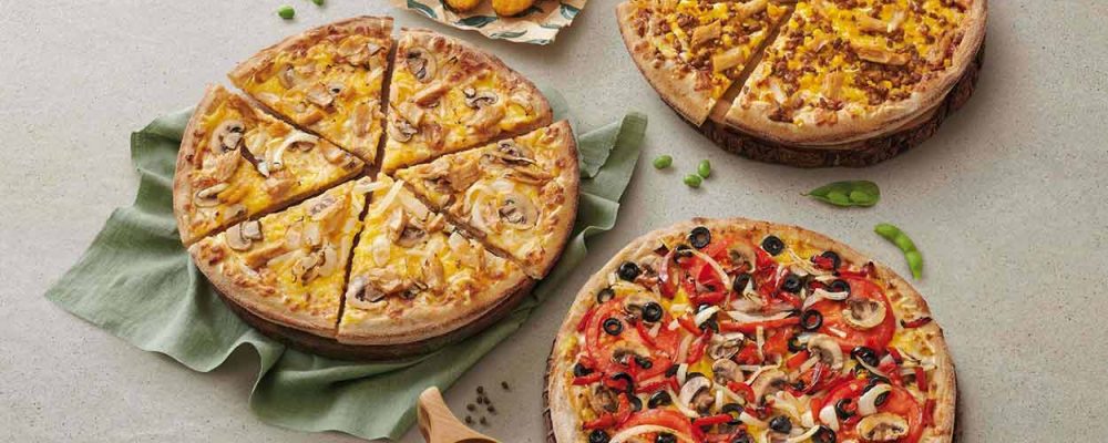 Pizza vegana de Telepizza